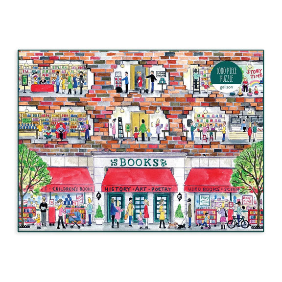 Michael Storrings A Day at the Bookstore 1000 Piece Puzzle Chronicle Books