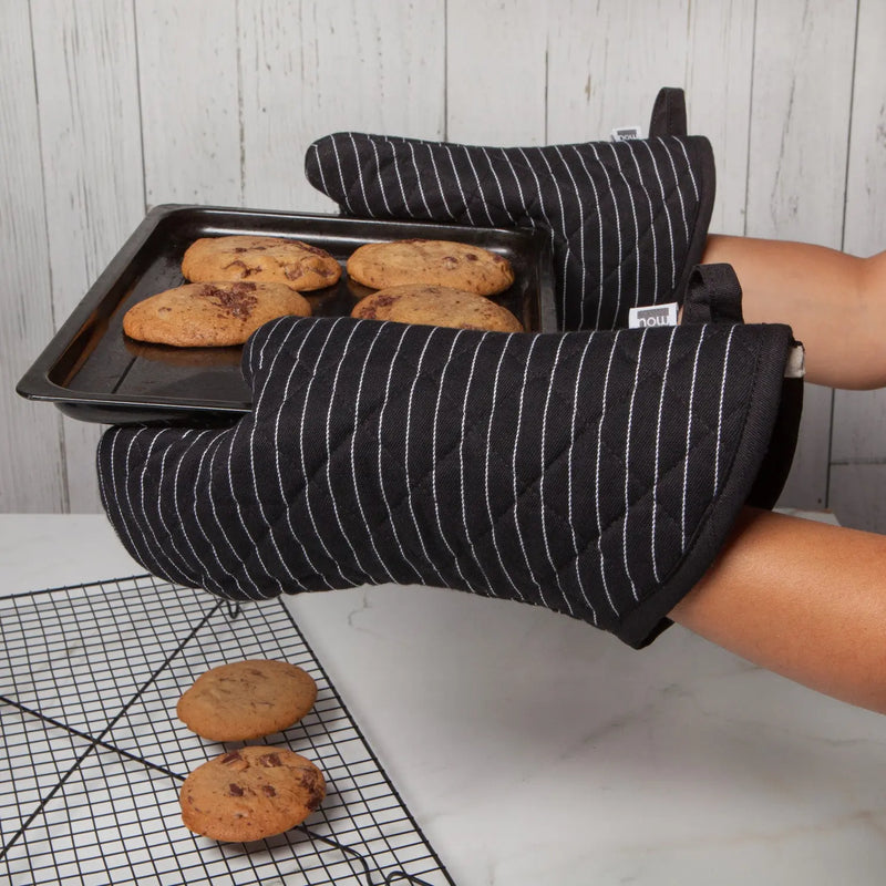 Mitt Super Narrow Stripe Oven Mitt NOW Designs