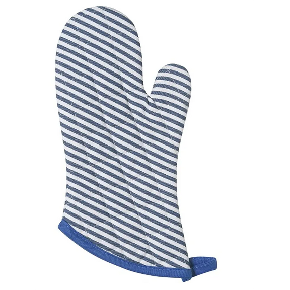 Mitt Super Narrow Stripe Oven Mitt - Greenhouse Home