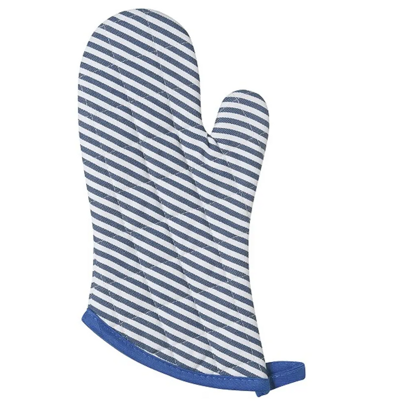 Mitt Super Narrow Stripe Oven Mitt - Greenhouse Home