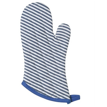 Mitt Super Narrow Stripe Oven Mitt - Greenhouse Home