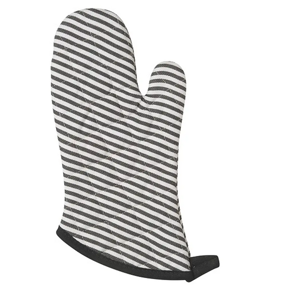 Mitt Super Narrow Stripe Oven Mitt - Greenhouse Home