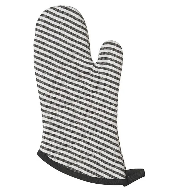 Mitt Super Narrow Stripe Oven Mitt - Greenhouse Home