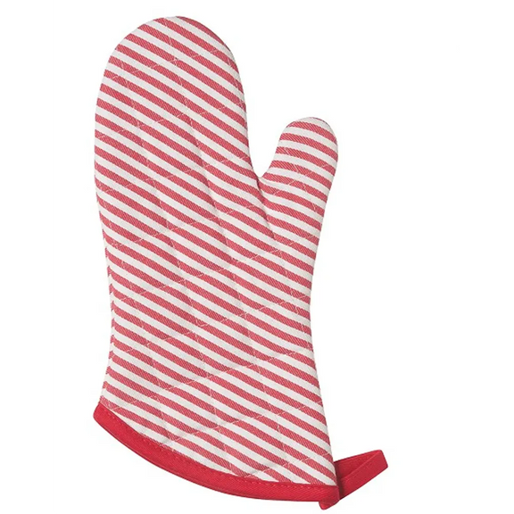 Mitt Super Narrow Stripe Oven Mitt - Greenhouse Home