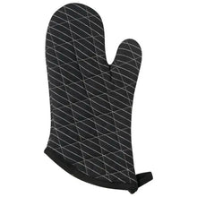 Mitt Super Narrow Stripe Oven Mitt - Greenhouse Home