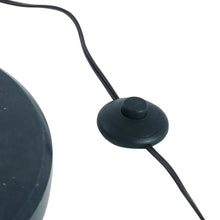 Modern Boho Floor Lamp w/ Marble Base and Rattan Shade Greenhouse Home