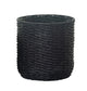 Napili Collection Black Water Hyacinth Basket: Small Replica Plants and Decor