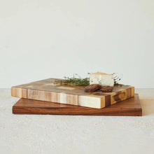 Natural Acacia & Mango Wood Cheese/Cutting  Board Greenhouse Home