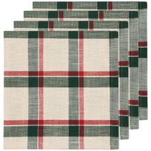 Noel Plaid Napkins, Set of 4, [product_price]- Greenhouse Home