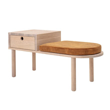 Oak Bench with Drawer Bloomingville