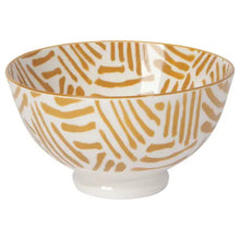 Ochre Lines 4inch Bowl - Greenhouse Home