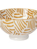 Ochre Lines 4inch Bowl - Greenhouse Home