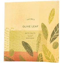 Olive Leaf Bath Salts Envelope - Greenhouse Home
