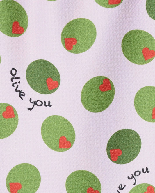 Olive You Bar Towel, [product_price]- Greenhouse Home