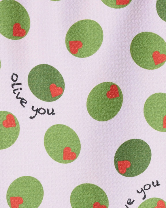 Olive You Bar Towel, [product_price]- Greenhouse Home