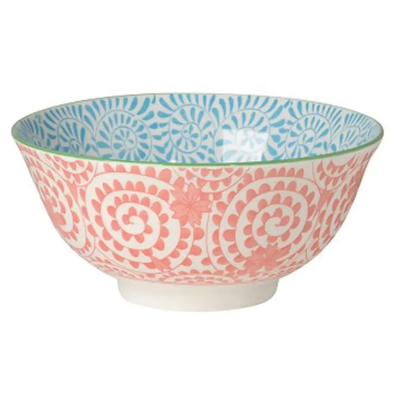 Orange Stamped Bowl - Greenhouse Home