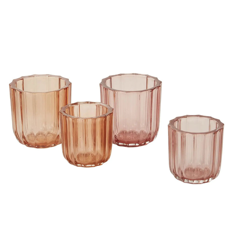 Orange Tanger Votive Holder Accent Decor