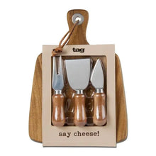Paddle Board + Cheese Utensil Set, [product_price]- Greenhouse Home