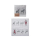 Paper Napkins with Santa Leading Reindeer Image (50 Folded Pieces) ©