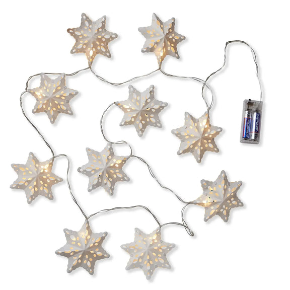 Paper Snowflake LED String Lights TAG