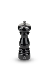 Paris u'Select Pepper Mill Wood Black Lacquered 18 cm - 7in, [product_price]- Greenhouse Home