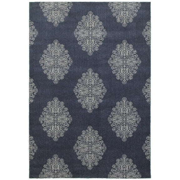 Pasha Rug in Navy - Greenhouse Home