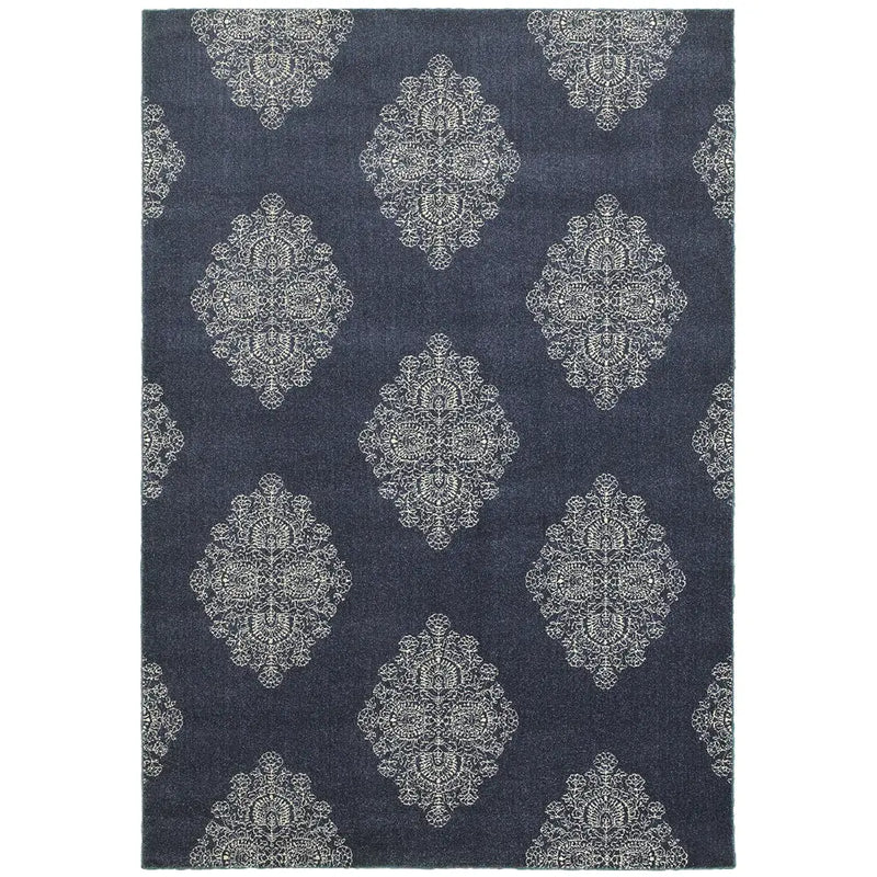 Pasha Rug in Navy - Greenhouse Home