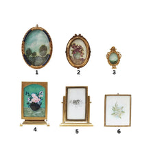 Pewter + Glass Photo Frame with Art Greenhouse Home