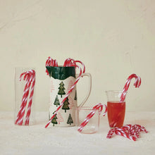 Plastic Candy Cane Drink Stirrers with Stripes Greenhouse Home