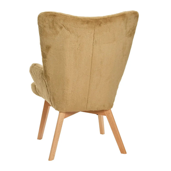Plush Upholstered Wingback Arm Chair Greenhouse Home