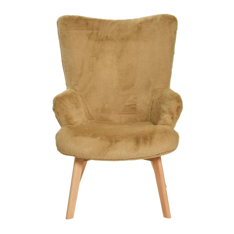 Plush Upholstered Wingback Arm Chair Greenhouse Home