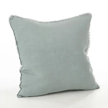 Pompom Pillow, Blue Gray Saro Lifestyle
