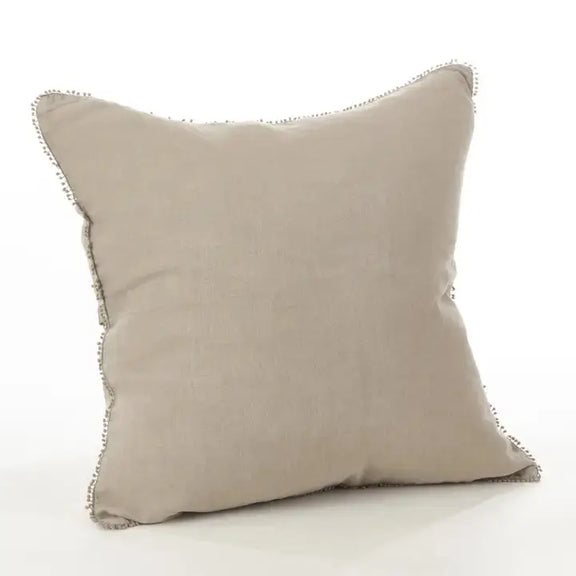 Pompom Pillow, Natural Saro Lifestyle