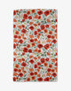 Poppy Power Kitchen Tea Towel Geometry