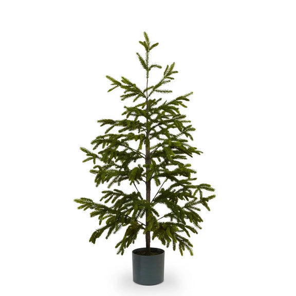 Potted Faux Noble Fir Tree Raz Imports
