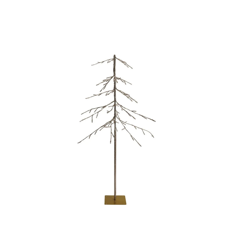 Pre-Lit Plastic Tree with Plug & 96 LED Lights, KD