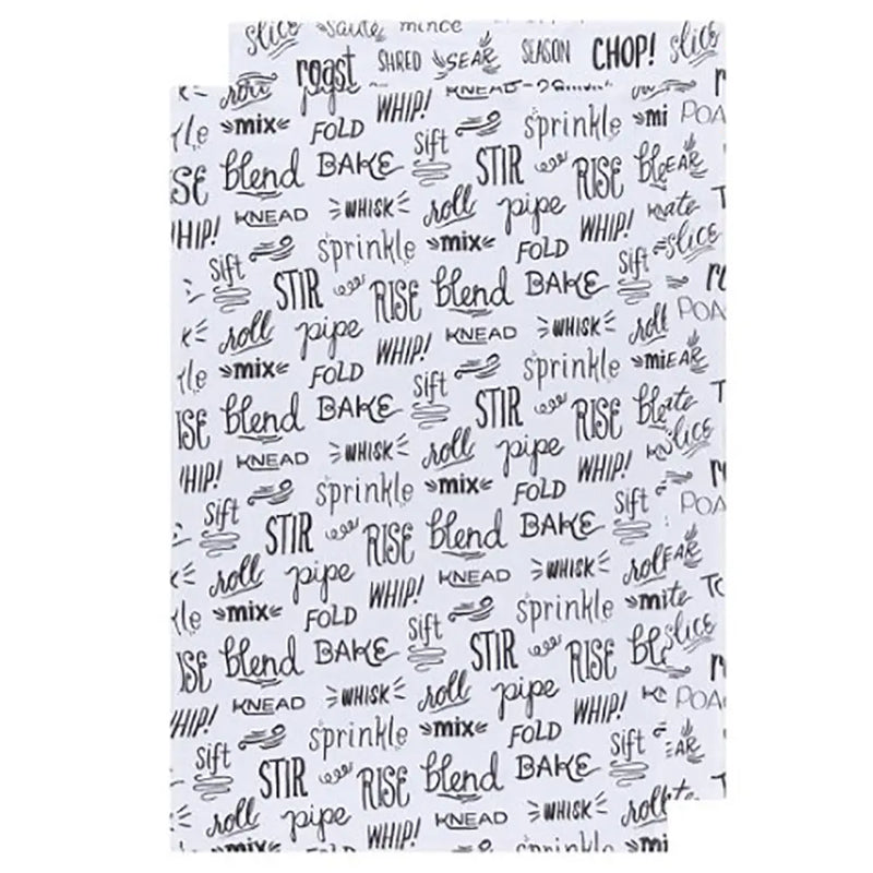 Printed Floursack Dishtowels - Set of 2 - Greenhouse Home