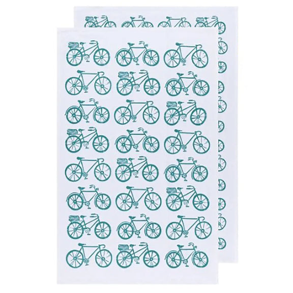 Printed Floursack Dishtowels - Set of 2 - Greenhouse Home