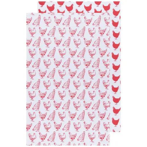 Printed Floursack Dish Towels - Set of 2 - Greenhouse Home