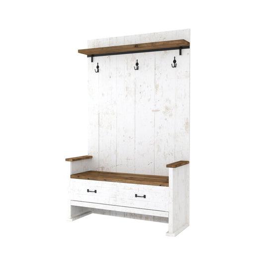 Provence Hall Bench with Drawer - Greenhouse Home