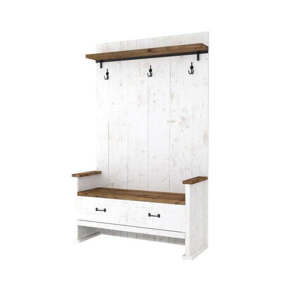Provence Hall Bench with Drawer - Greenhouse Home