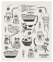 Purr Party Swedish Dishcloth, [product_price]- Greenhouse Home