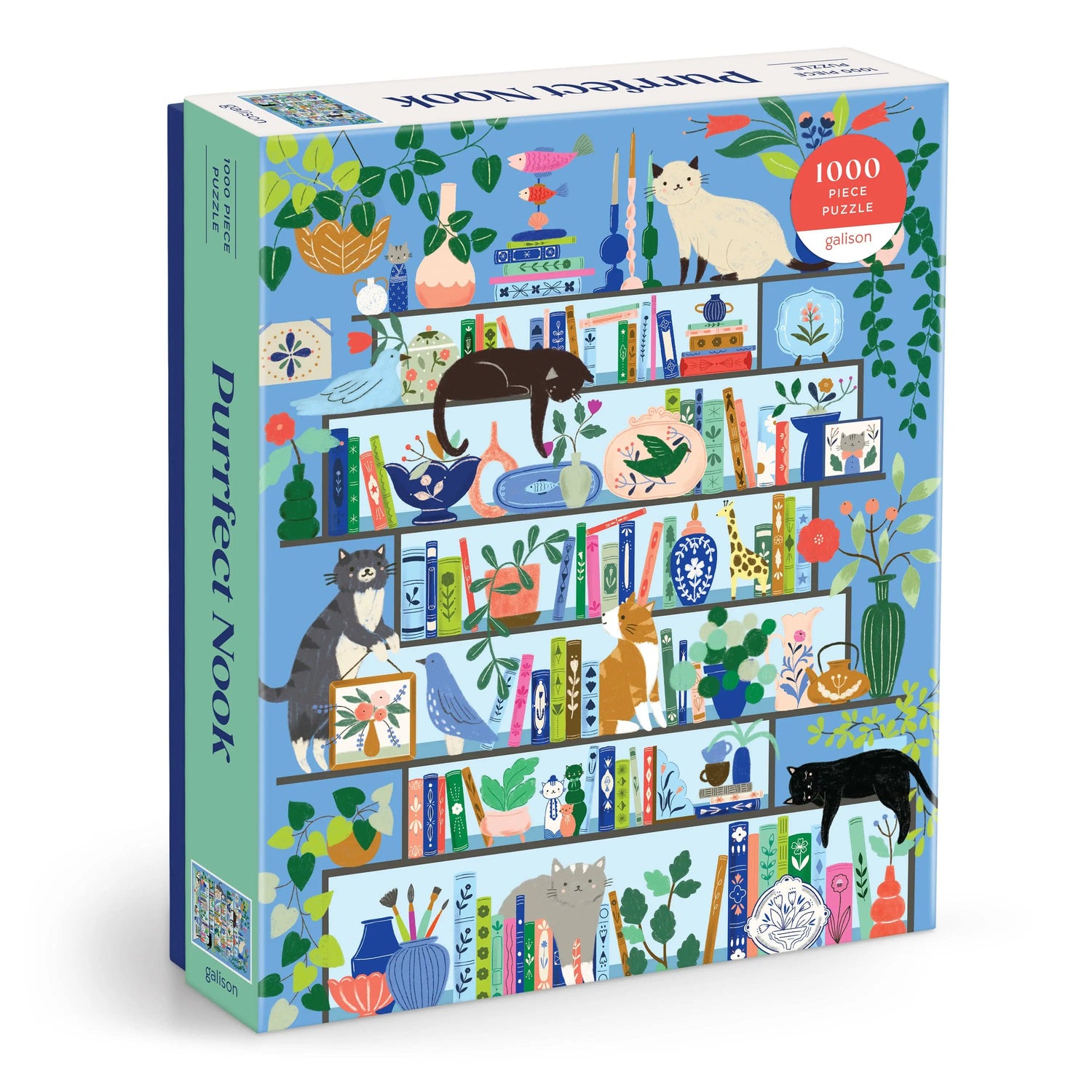 Purrfect Nook 1000 Piece Puzzle Chronicle Books