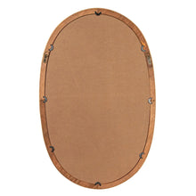 Rattan Framed Wall Mirror Greenhouse Home