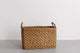 Rectangular Floor Basket with handles, Harvest Chatai weave Will & Atlas