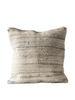 Recycled Cotton + Canvas Chindi Pillow - Greenhouse Home