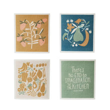 Reusable Cellulose Sponge Cloth, 4 Styles Greenhouse Home