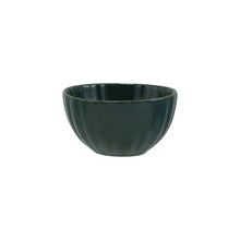 Ribbed Stoneware Bowl with Reactive Glaze Greenhouse Home