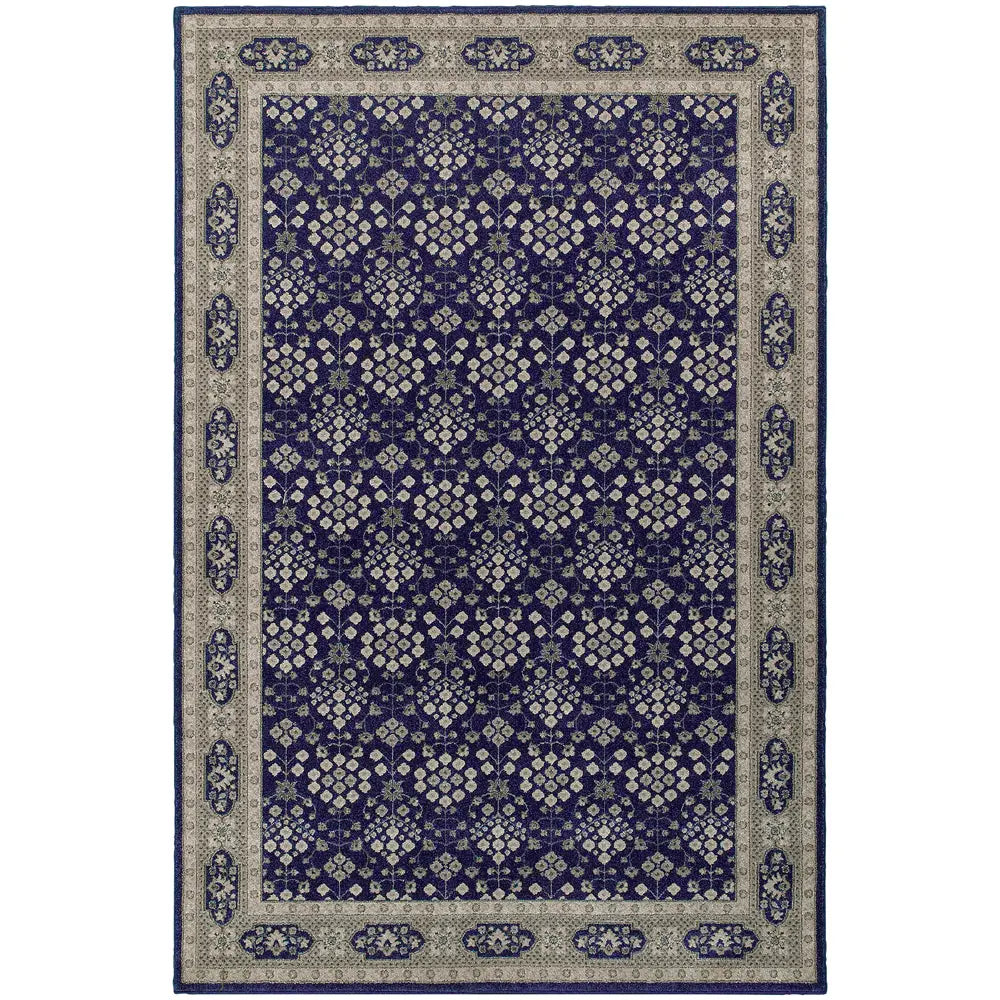 Richmond Rug in Navy - Greenhouse Home