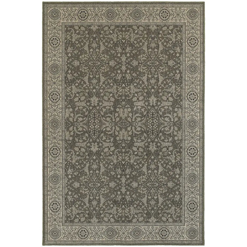Richmond Rug in Gray and White - Greenhouse Home